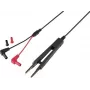 VOLTCRAFT MSL-503-2 Messleitungs-Set, 4 mm Sicherheitsstecker auf 4 mm Sicherheitsstecker, 39 cm, 10 A, 1000 V, CAT III/IV, Schwarz/Rot, 2 Leitungen VC-18654460