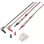 VOLTCRAFT MSL-530 Messleitungs-Set 4 mm Bananenstecker auf Prüfspitze 1 m Schwarz/Rot 1 Paar VC-17766110