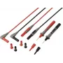 VOLTCRAFT MSL-820 Premium PVC-Messleitungen, Goldkontakte, 1,2 m, 1 Paar (Rot/Schwarz) VC-17312685