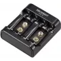 VOLTCRAFT P4-9 Rundzellen-Ladegerät für NiMH/NiCd AA, AAA, 9V-Block VC-14936385