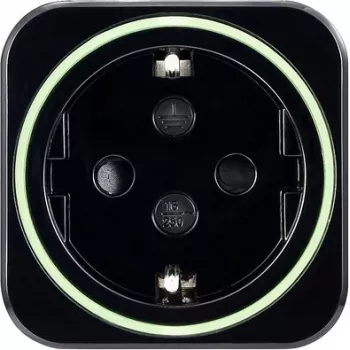 VOLTCRAFT SEM6500 BLACK Energiekostenmessgerät mit Funk-Smart-Steckdose, Datenlogger, USB-Export, Kostenprognose, TRMS, einstellbarer Tarif VC-15450900