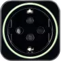 VOLTCRAFT SEM6500 BLACK Energiekostenmessgerät mit Funk-Smart-Steckdose, Datenlogger, USB-Export, Kostenprognose, TRMS, einstellbarer Tarif VC-15450900