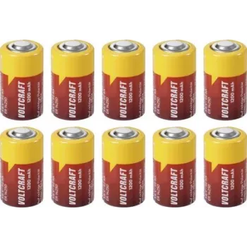 VOLTCRAFT Spezialbatterie 1/2AA Button-Top Li-SOCl2 3,6 V 1200 mAh 10 Stk. (VC-17256075)