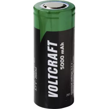 VOLTCRAFT Spezialakku 26650 Flat-Top Li-Ion 3,7 V 5000 mAh 1 Stk. (VC-17666010)