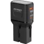 VOLTCRAFT UC-1C1A35W01 35W Reise-Ladegerät USB-C PD & USB-A Quick Charge, Schwarz, mit EU/UK/US Adaptern VC-17792720