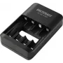Voltcraft VC-BC-4100 Rundzellenladegerät für NiMH NiZn Li-Ion AA AAA USB-C 4 Schächte