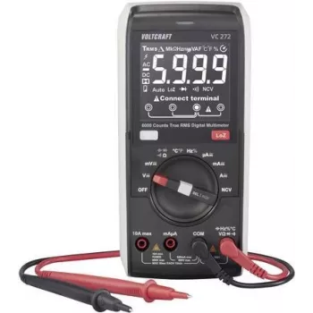 VOLTCRAFT VC272 True RMS Digitalmultimeter CAT III 600 V 6000 Counts VC-12884310