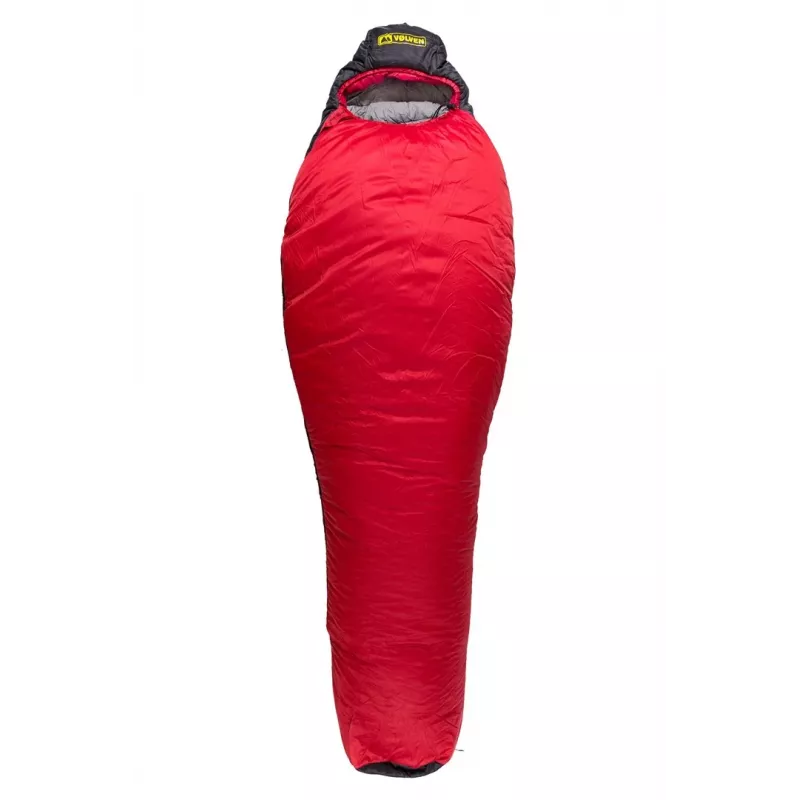 VOLVEN Expeditionsschlafsack - Rot - Links-Reißverschluss