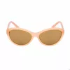 Vuarnet Ice Round Sonnenbrille Damen VL12030001212 60/19/145 mm Schwarz Acetat Greylynx Mineralglas