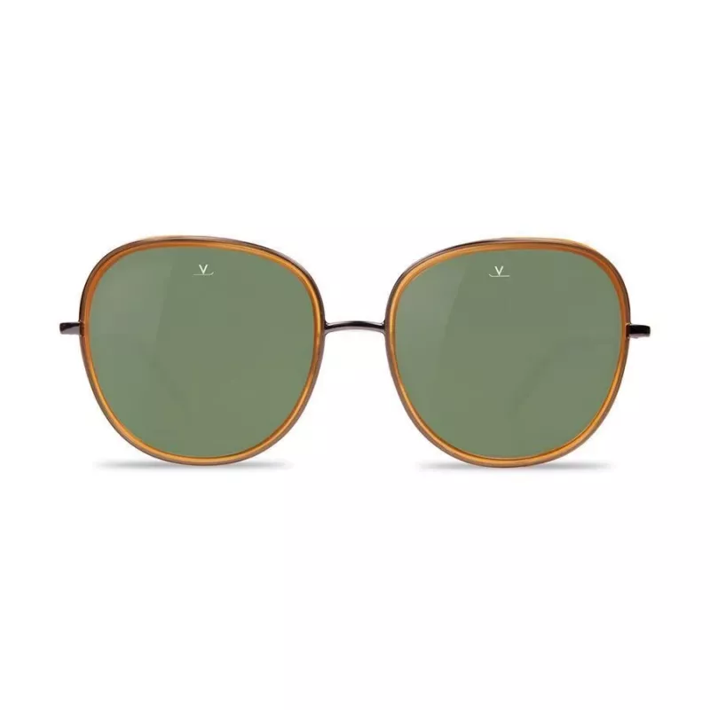 Vuarnet VL1629 Damen-Sonnenbrille - Acetatrahmen, Mineralgläser, 53mm Glasbreite, 17mm Steg, 145mm Bügel - UV400-Schutz