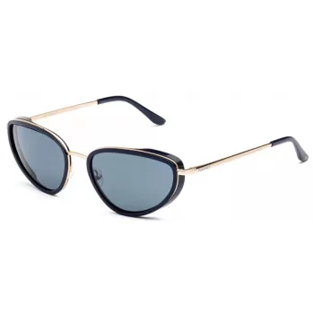 VUARNET Women's Ice Collection Sonnenbrille VL22030004062 - Matter schwarzer Rahmen, Greylynx polarisierte Mineralglasgläser - 59/20/145 mm