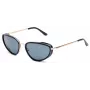 VUARNET Women's Ice Collection Sonnenbrille VL22030004062 - Matter schwarzer Rahmen, Greylynx polarisierte Mineralglasgläser - 59/20/145 mm