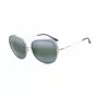 VUARNET Damen-Sonnenbrille VL1629 - Rechteckiger Nylonrahmen, Polarisierte Mineralglasgläser, Pure Grey, 45mm