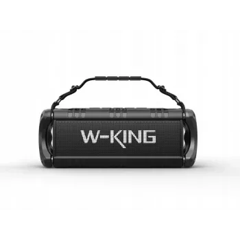 W-King D8 Tragbarer Bluetooth-Lautsprecher, Schwarz, 50W RMS, IPX6, TWS