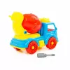 WADER POLESIE Betonmischer Transport DIY Bausteine 29 Teile 84804