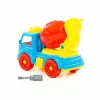 WADER POLESIE Betonmischer Transport DIY Bausteine 29 Teile 84804