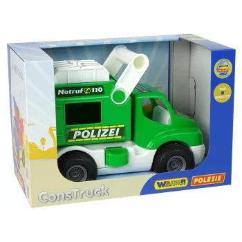 WADER POLESIE Polizeiauto ConsTruck Grün 41906