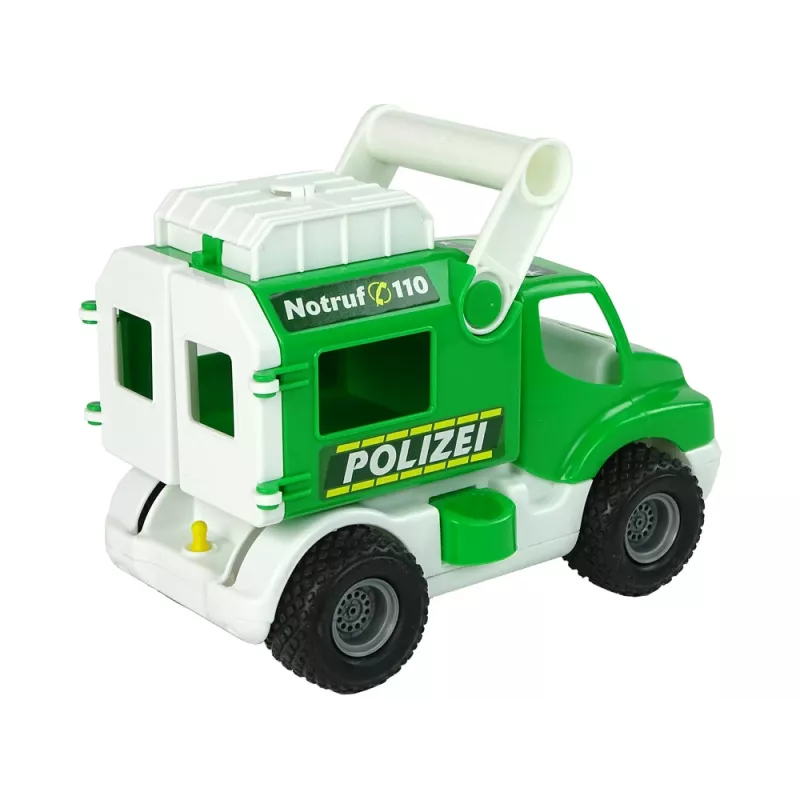 WADER POLESIE Polizeiauto ConsTruck Grün 41906