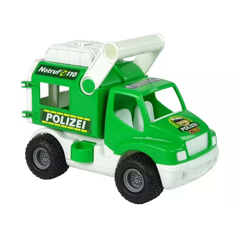 WADER POLESIE Polizeiauto ConsTruck Grün 41906