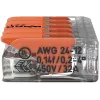 WAGO 221-415 COMPACT Verbindungsklemme für 5 Leiter, 0,2-4 mm², 25er-Pack