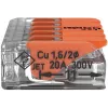 WAGO 221-415 COMPACT Verbindungsklemme für 5 Leiter, 0,2-4 mm², 25er-Pack