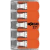 WAGO 221-415 COMPACT Verbindungsklemme für 5 Leiter, 0,2-4 mm², 25er-Pack