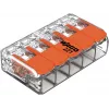 WAGO 221-415 COMPACT Verbindungsklemme für 5 Leiter, 0,2-4 mm², 25er-Pack