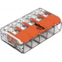 WAGO 221-415 COMPACT Verbindungsklemme für 5 Leiter, 0,2-4 mm², 25er-Pack