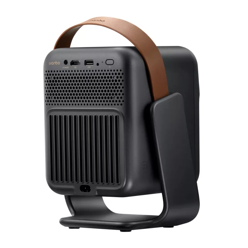 Wanbo ToGo Pro Tragbarer Projektor 1080p 500 ANSI Lumen Eingebauter Akku Google TV