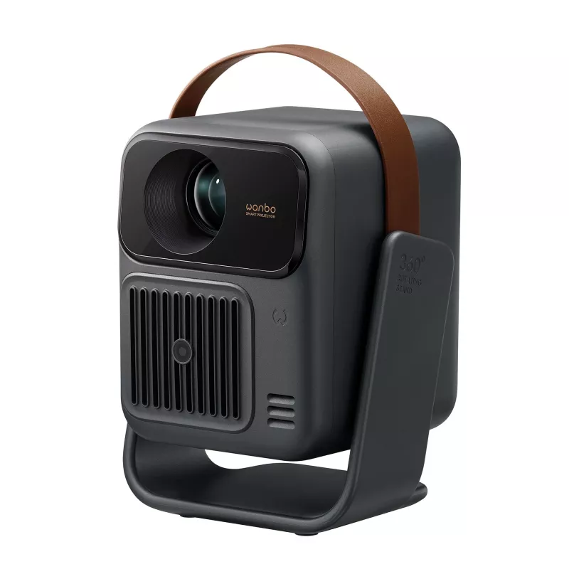 Wanbo ToGo Pro Tragbarer Projektor 1080p 500 ANSI Lumen Eingebauter Akku Google TV