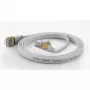 Wantec Flat FTP CAT6 Patchkabel 10m Weiß