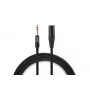 Warm Audio Premier Series XLR-Stecker auf 6,35mm TRS-Stecker Audiokabel, 0,9m, Schwarz