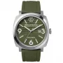 WatchPeople Damen 700998 45mm Analog Quarzuhr Schwarzes Zifferblatt PU-Lederarmband