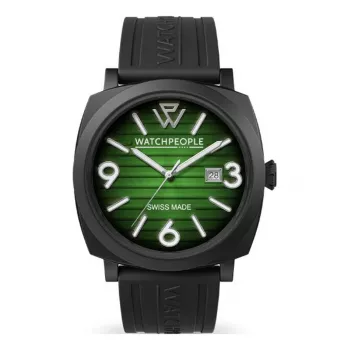 WATCHPEOPLE Damenuhr 700989 Analog Quarz 45mm Edelstahl