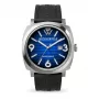 WATCHPEOPLE Damenuhr 700990 Roségold Edelstahl und weißes Leder 45mm