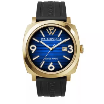 WATCHPEOPLE Damenuhr 700991 Edelstahl 45mm Silber