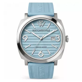 WATCHPEOPLE Damenuhr 700996 Analog Quarz 45mm Silber Edelstahl