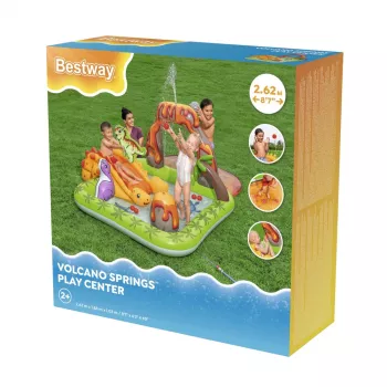 Wasserspielplatz mit Dinosaurier-Vulkanbällen Bestway 53172