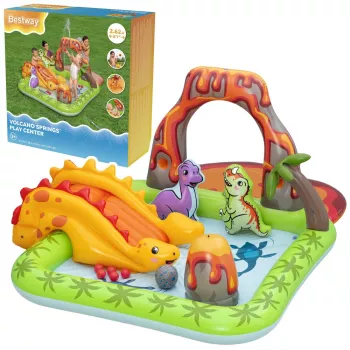 Wasserspielplatz mit Dinosaurier-Vulkanbällen Bestway 53172