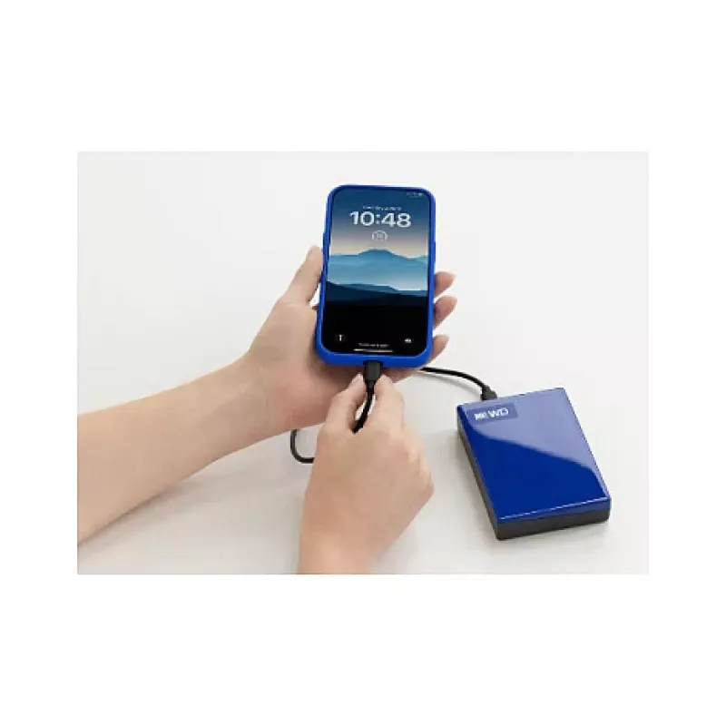 WD My Passport 2TB Tragbare externe Festplatte (USB 3.2 Gen 1, Kobaltblau)