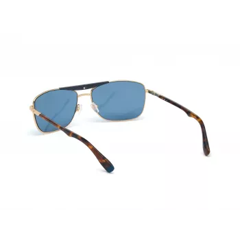 WEB EYEWEAR MAN Sonnenbrille WE0274-6032V Havana Grün Rechteckig Acetat 60/16/140 mm