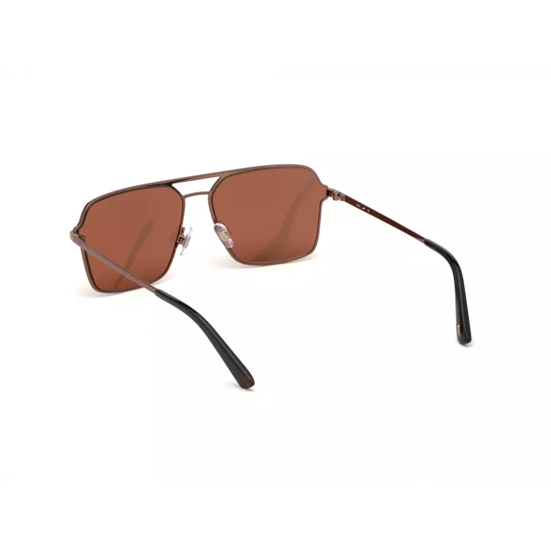WEB EYEWEAR MAN WE0261-6036E Sonnenbrille Havanna/Braun Acetat-Gestell Grüne Polycarbonat-Glas 60/14/145 mm