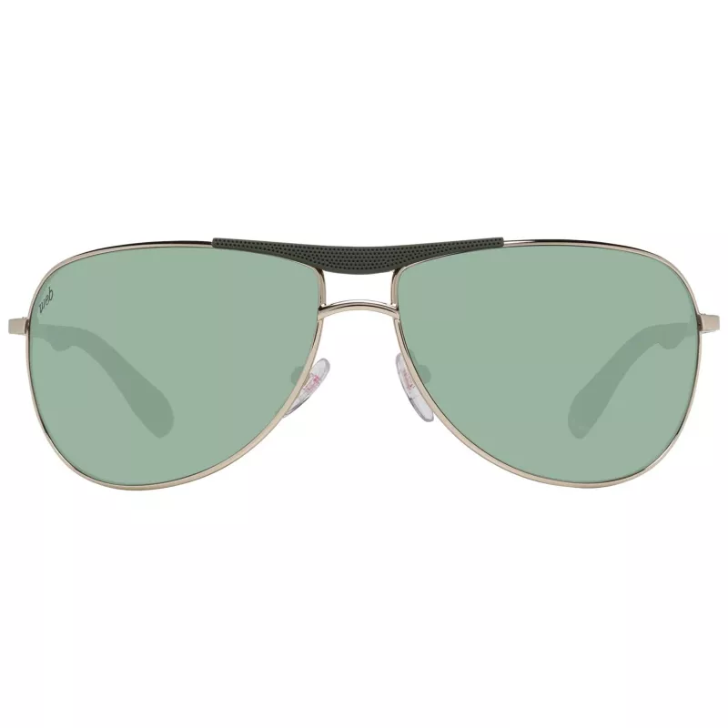 WEB EYEWEAR MAN WE0296-6632P Polarisierte Rechteck-Sonnenbrille Schwarz/Grau 66/14/125 mm