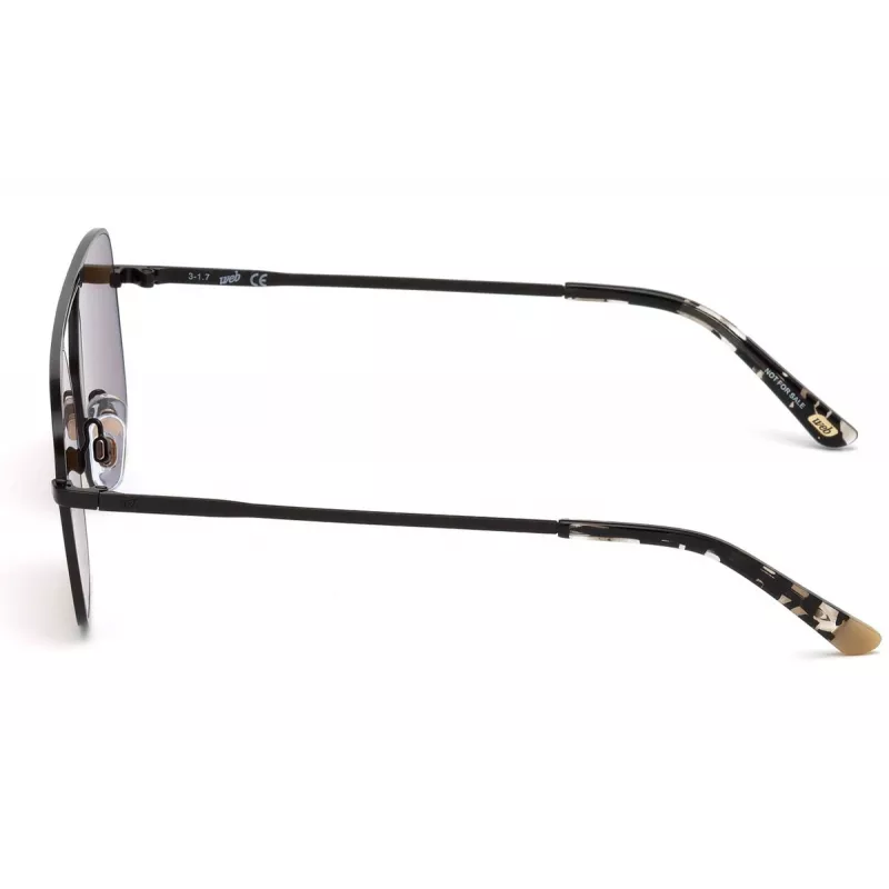 WEB EYEWEAR Herren-Sonnenbrille WE0209-02G Havanna Acetat Grün Polycarbonat-Glas 53mm