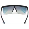 WEB EYEWEAR Herren-Sonnenbrille WE0221-02Z Schwarzer Acetatrahmen Graue Gläser UV400