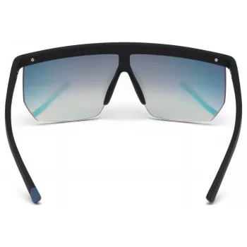 WEB EYEWEAR Herren-Sonnenbrille WE0221-02Z Schwarzer Acetatrahmen Graue Gläser UV400