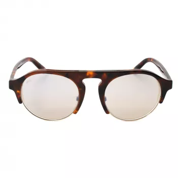 WEB EYEWEAR Herren-Sonnenbrille WE0224-52G Havana Acetat Grün Polycarbonat UV400 52mm