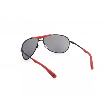 WEB EYEWEAR Herren-Sonnenbrille WE0296-6602A Schwarz/Grau 66/14/125 mm