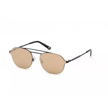 WEB EYEWEAR Unisex Sonnenbrille WE0248-5802G Schwarz Grau Verlauf 58/18/145 mm