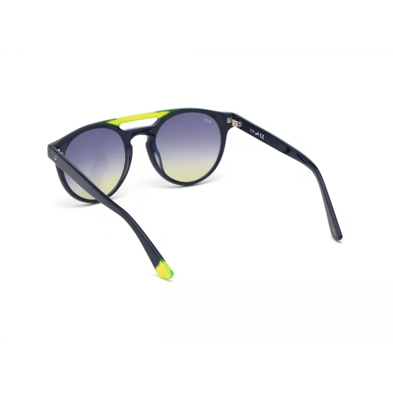 WEB EYEWEAR Unisex Sonnenbrille WE0262-5190W Eckiges Acetat Schwarz Gestell Graue Gläser 51/19/145 mm